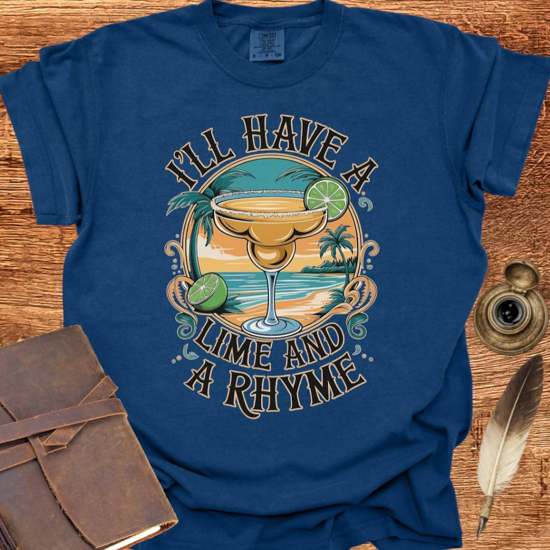 A Lime and a Rhyme - Poetry T-shirt