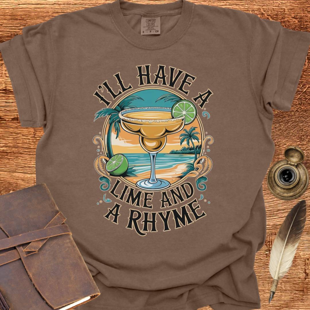 A Lime and a Rhyme - Poetry T-shirt