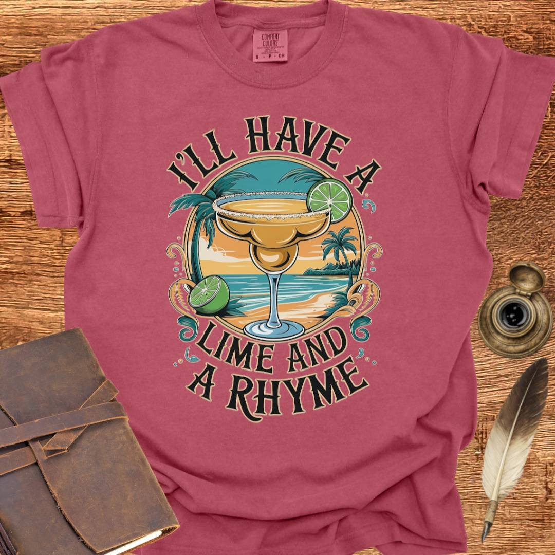 A Lime and a Rhyme - Poetry T-shirt