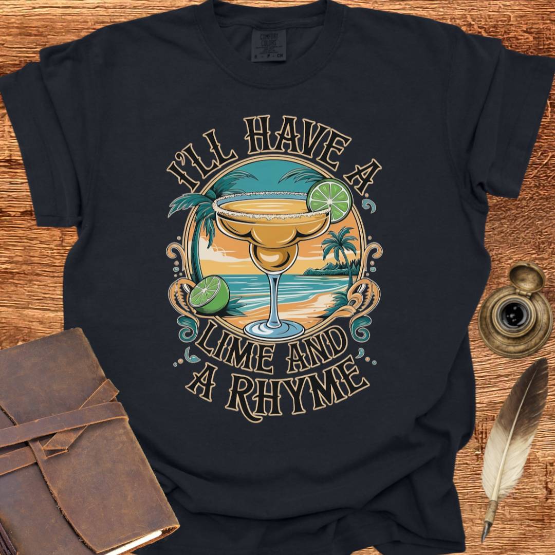 A Lime and a Rhyme - Poetry T-shirt