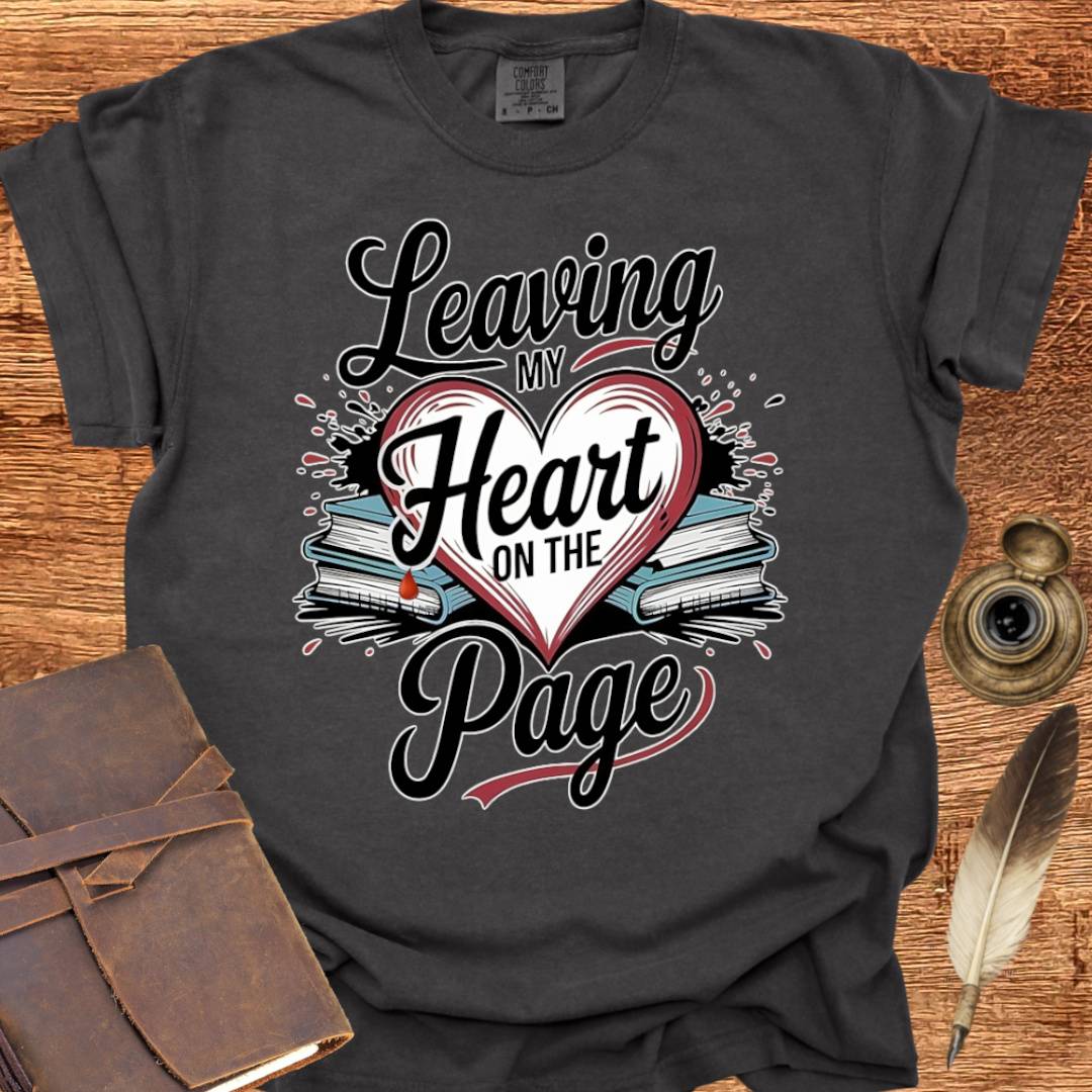 Heart on the Page - Writing T-shirt