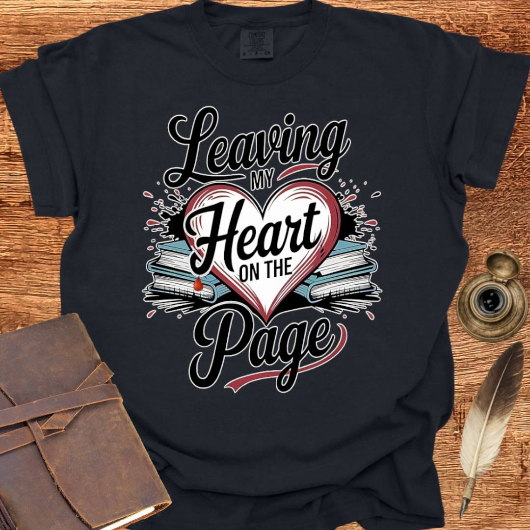 Heart on the Page - Writing T-shirt