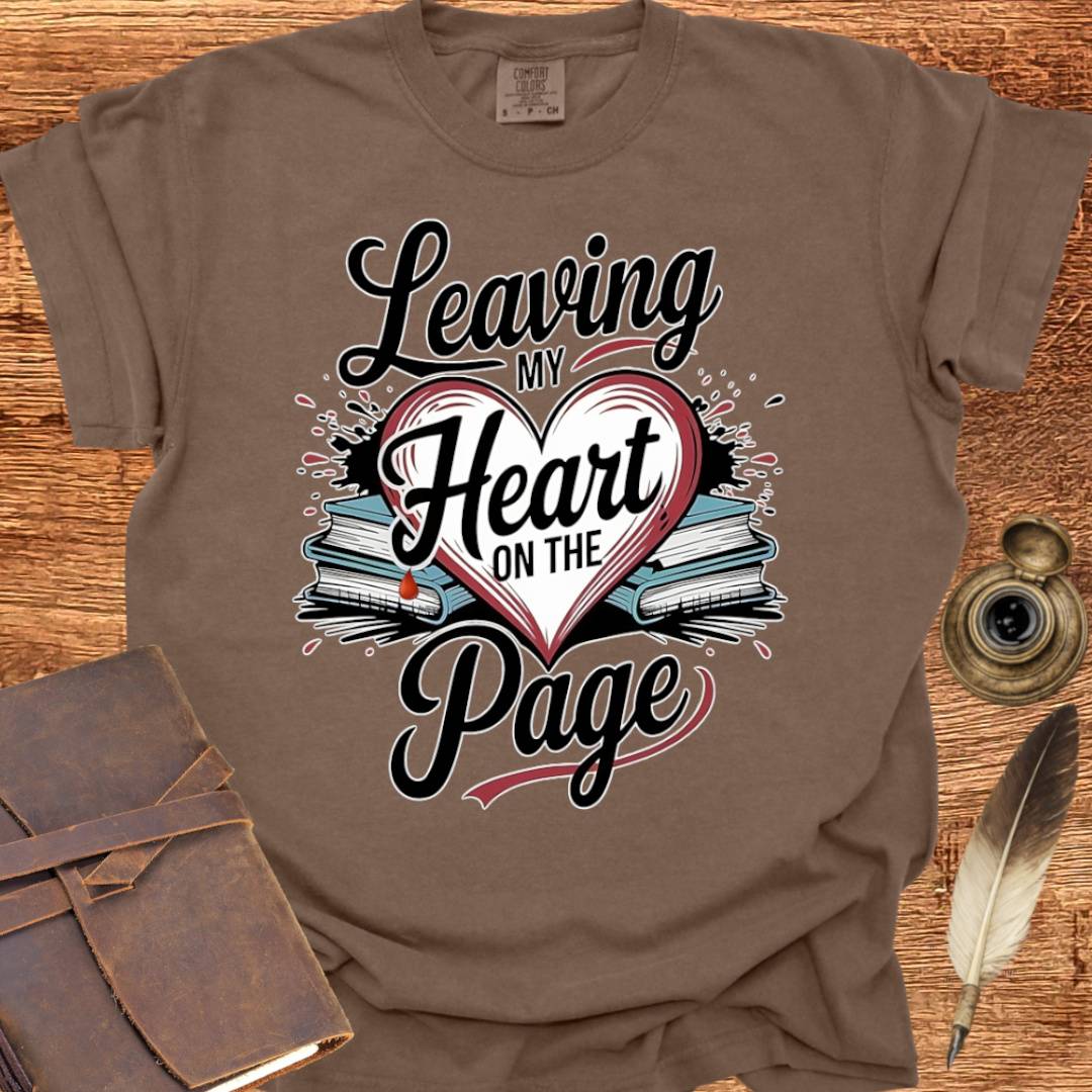 Heart on the Page - Writing T-shirt