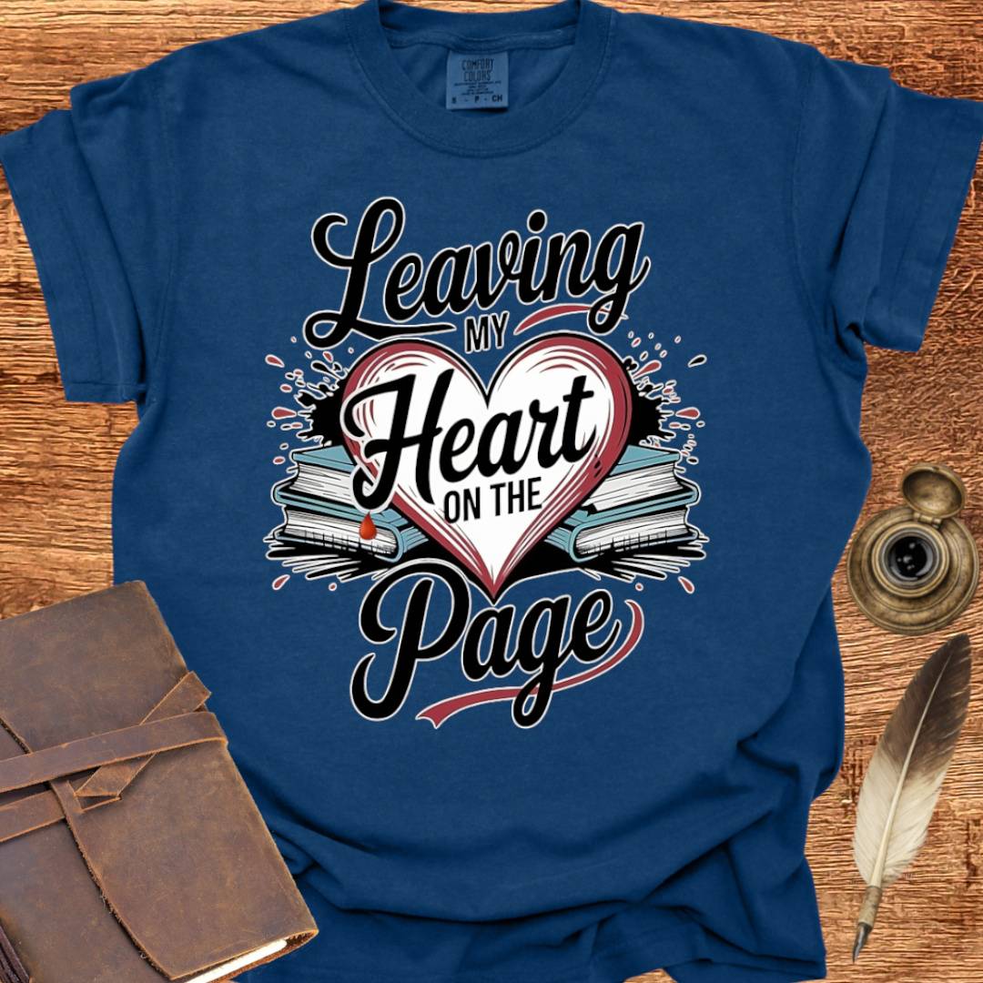 Heart on the Page - Writing T-shirt