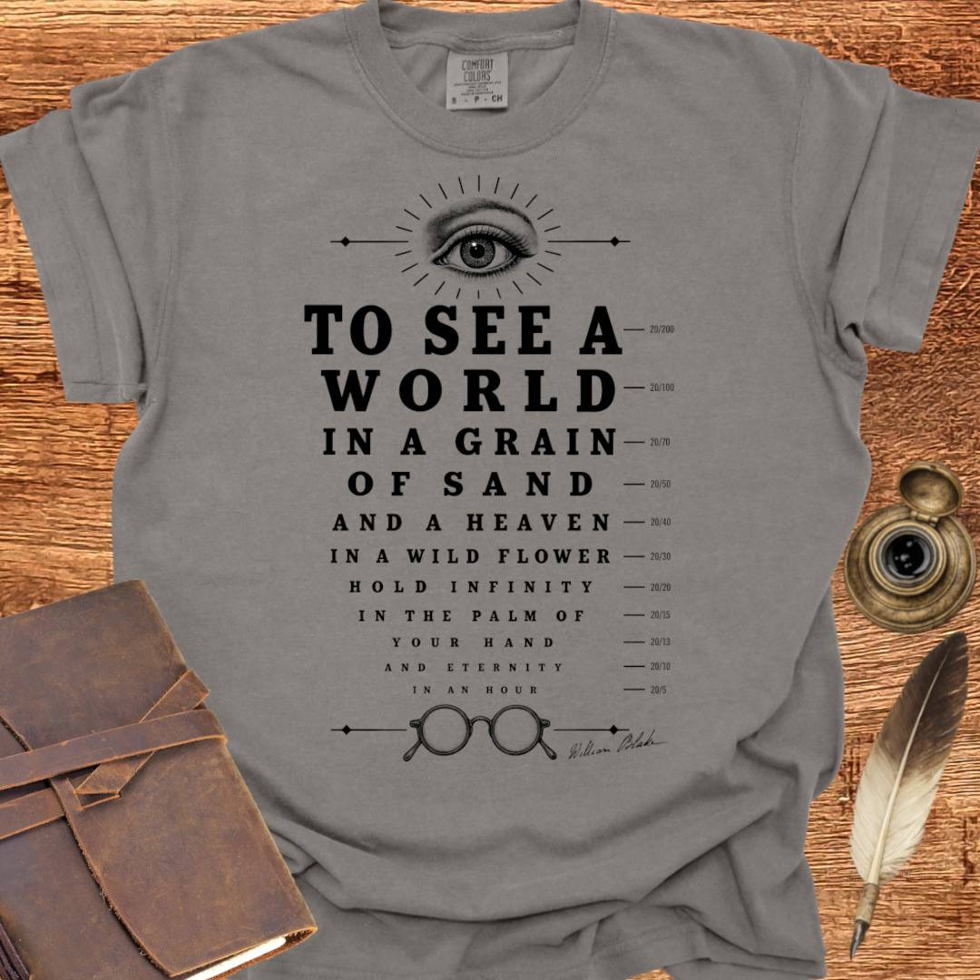 Eye Test William Blake Poem - Poetry T-shirt