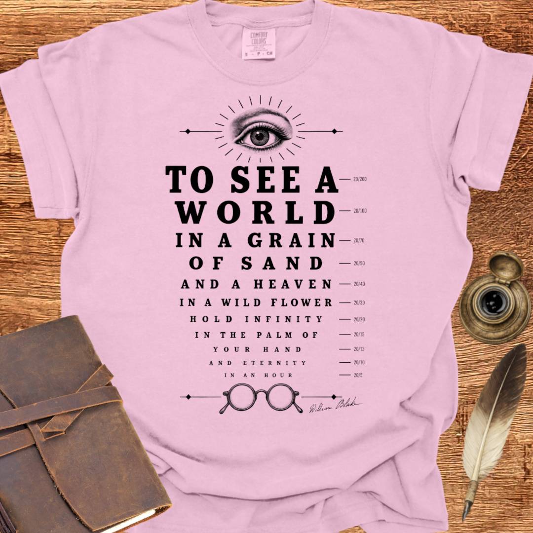 Eye Test William Blake Poem - Poetry T-shirt
