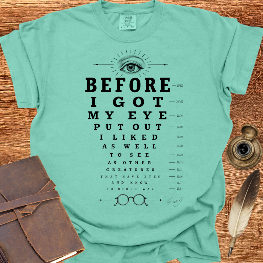 Eye Test Emily Dickinson Poem - Poetry T-shirt