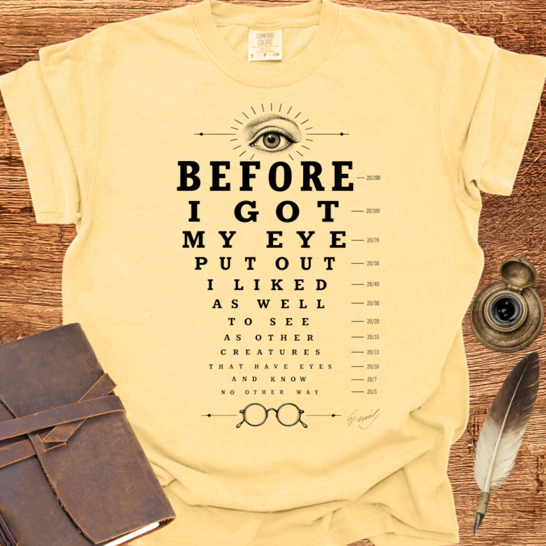 Eye Test Emily Dickinson Poem - Poetry T-shirt