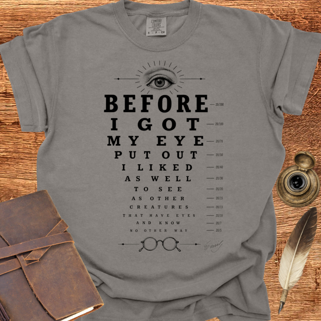Eye Test Emily Dickinson Poem - Poetry T-shirt