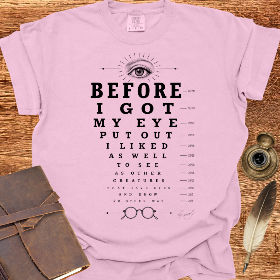 Eye Test Emily Dickinson Poem - Poetry T-shirt