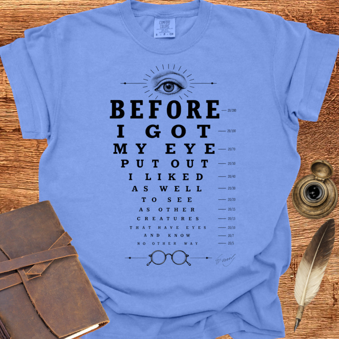Eye Test Emily Dickinson Poem - Poetry T-shirt