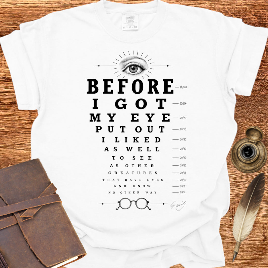 Eye Test Emily Dickinson Poem - Poetry T-shirt