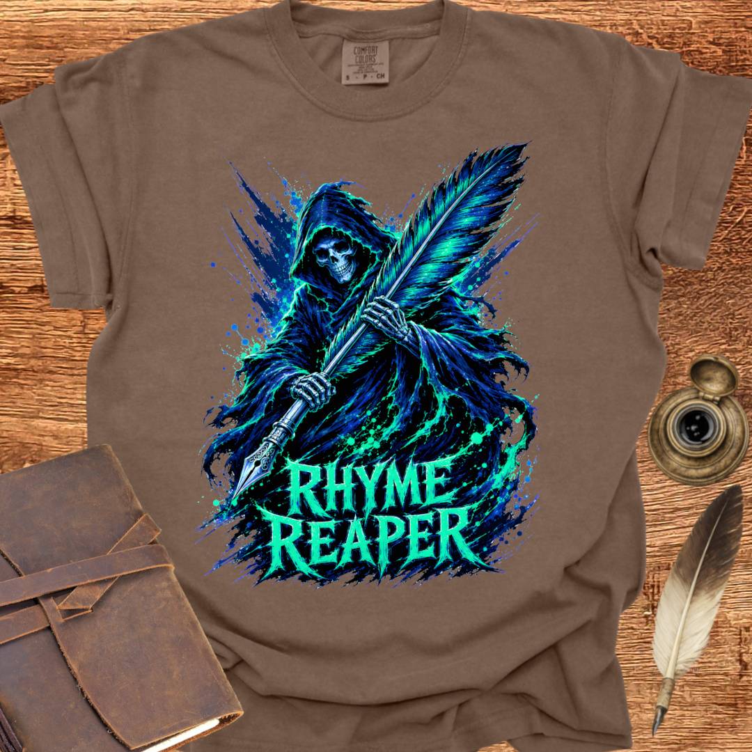 Rhyme Reaper - Poetry T-shirt