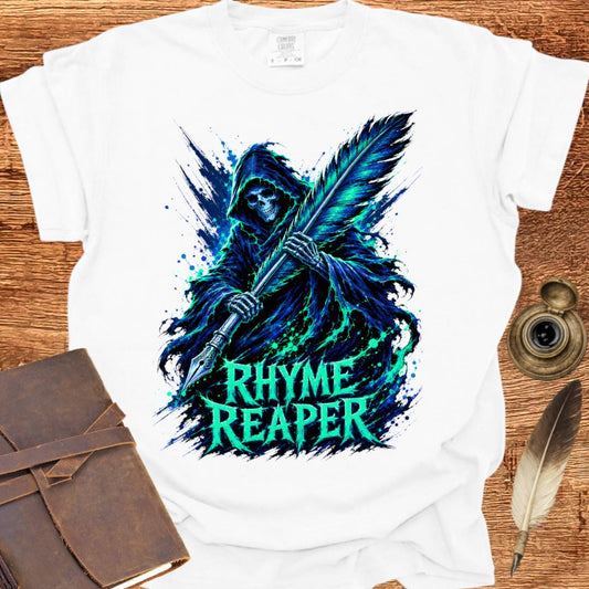 Rhyme Reaper - Poetry T-shirt