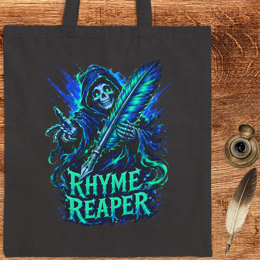 Rhyme Reaper Canvas Tote