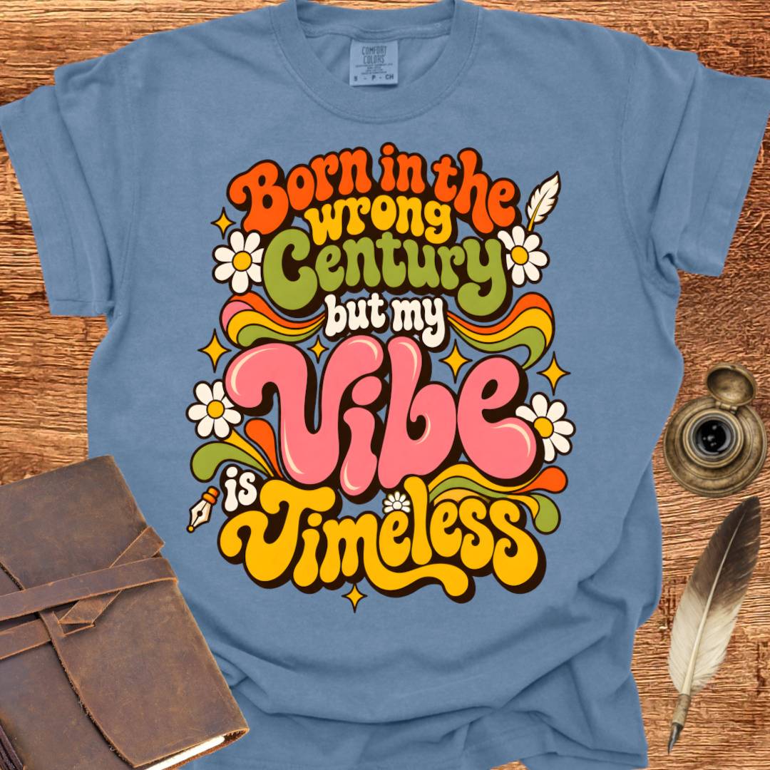Born in the Wrong Century - Poetry T-shirt