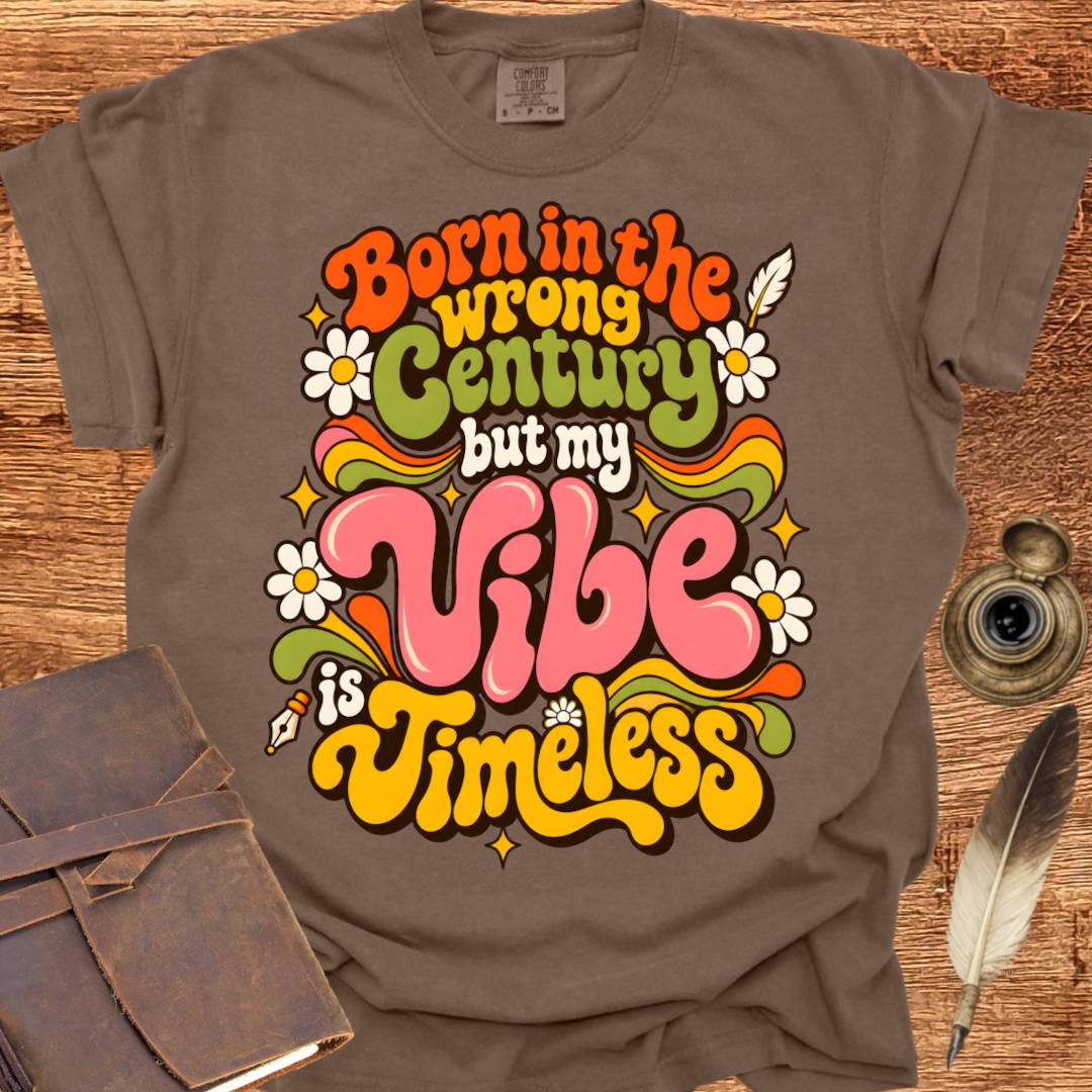 Born in the Wrong Century - Poetry T-shirt