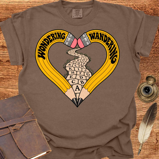 Wondering & Wandering with my Pencil - Creativity T-shirt