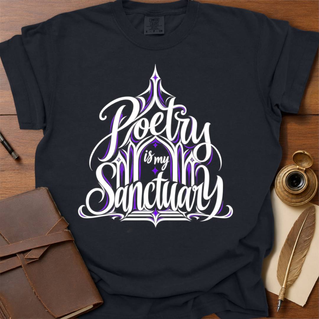 Poetry Sanctuary - Poetry T-shirt