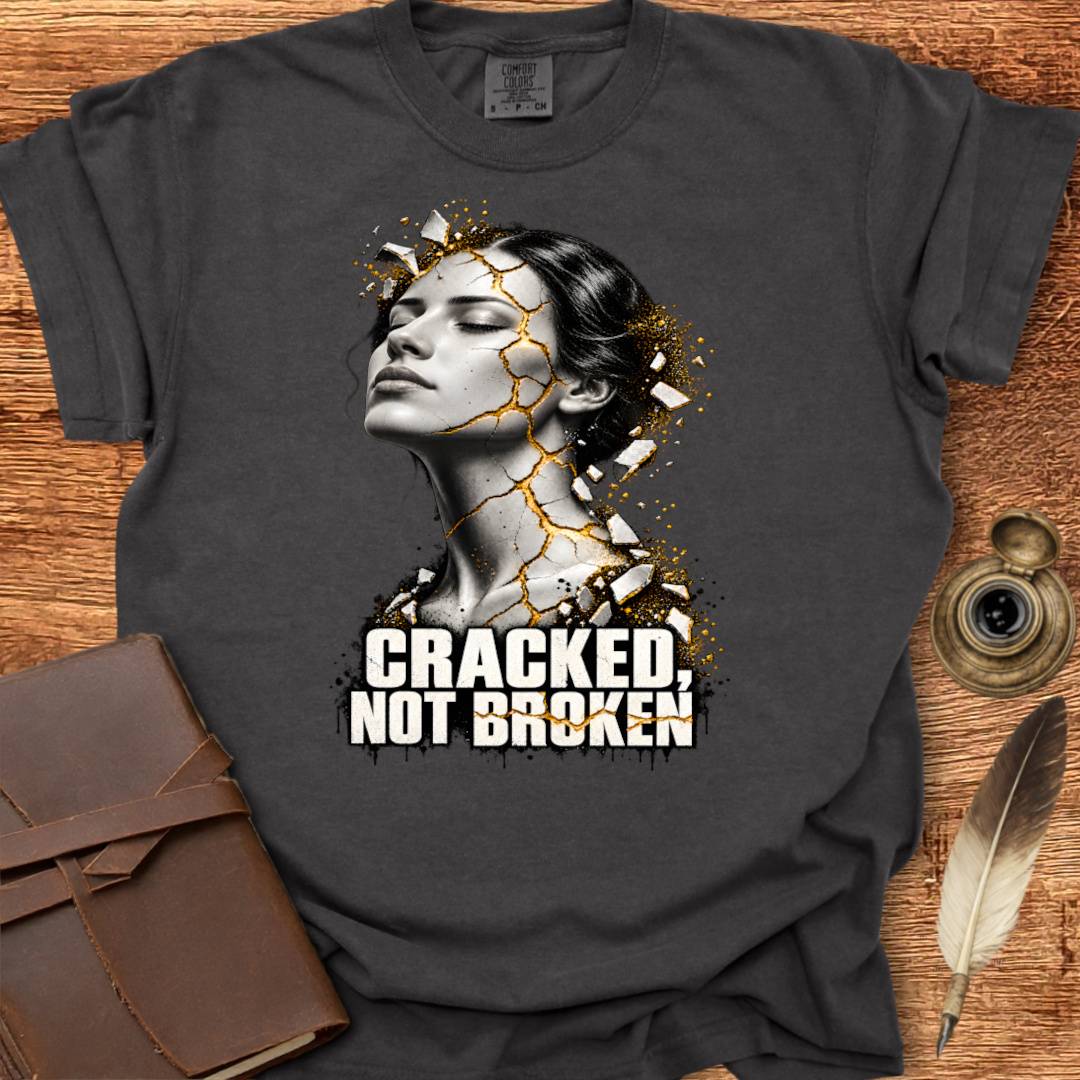 Cracked Not Broken - Creativity T-shirt