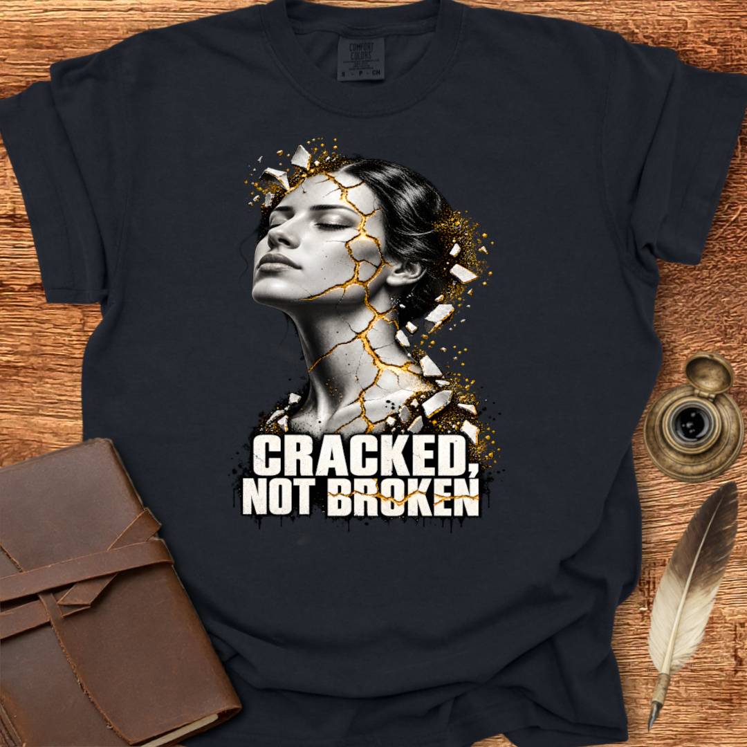 Cracked Not Broken - Creativity T-shirt