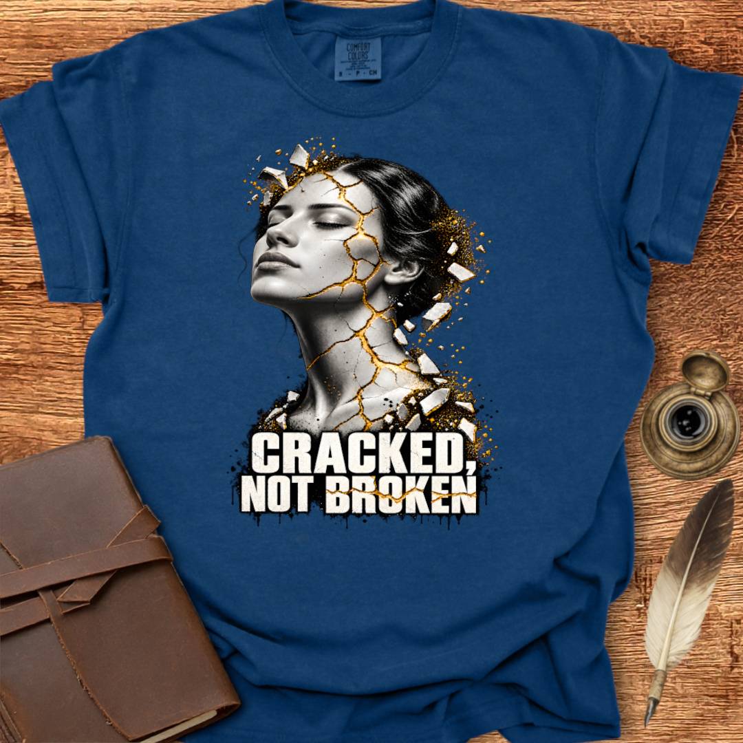 Cracked Not Broken - Creativity T-shirt