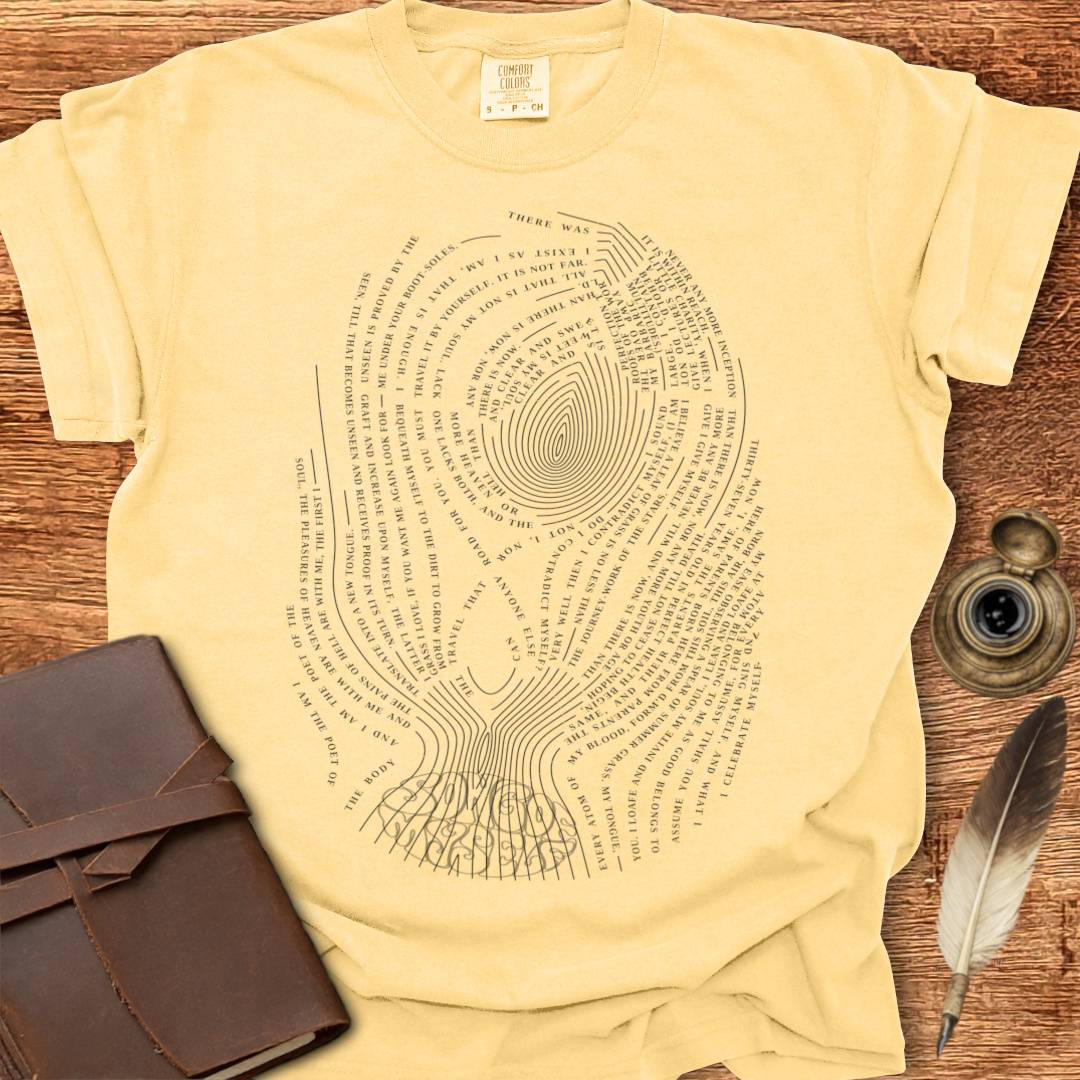Song of Myself Fingerprint - Poetry T-shirt