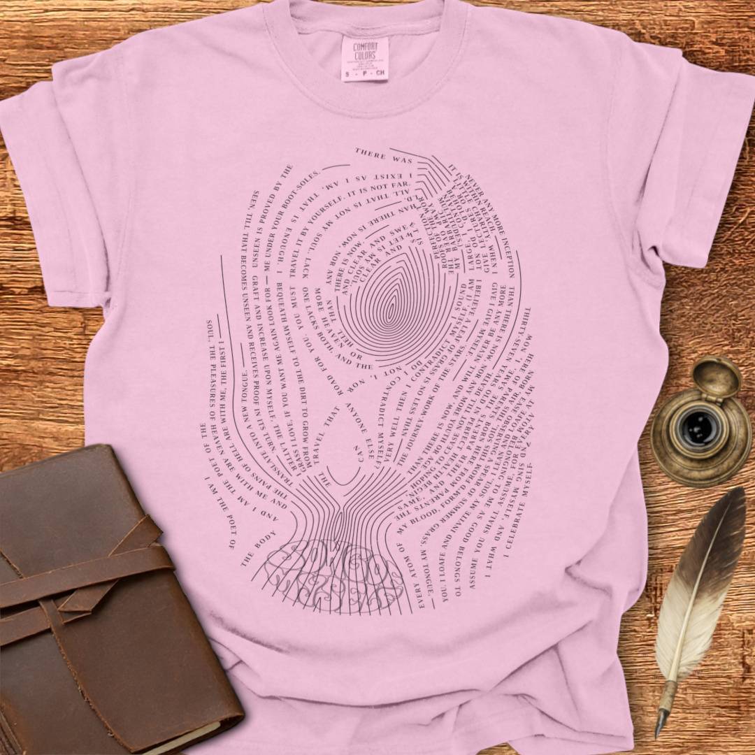 Song of Myself Fingerprint - Poetry T-shirt