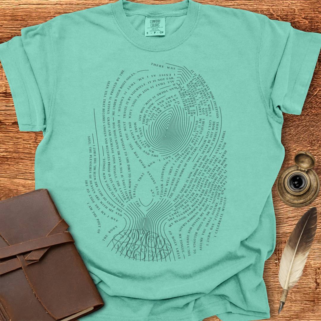Song of Myself Fingerprint - Poetry T-shirt