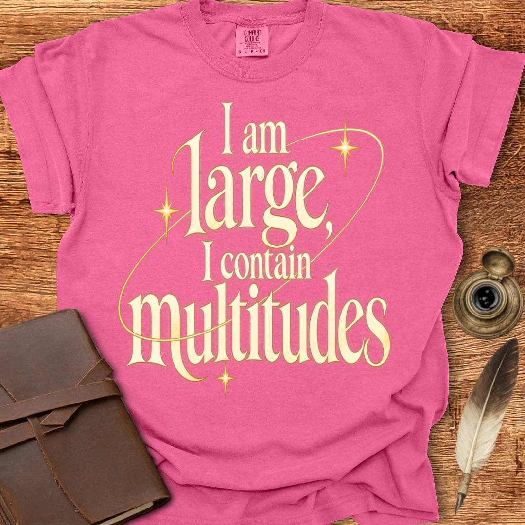 I am Large - Walt Whitman Poetry T-shirt