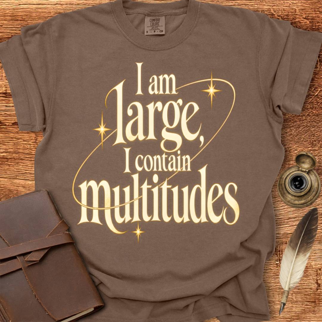 I am Large - Walt Whitman Poetry T-shirt