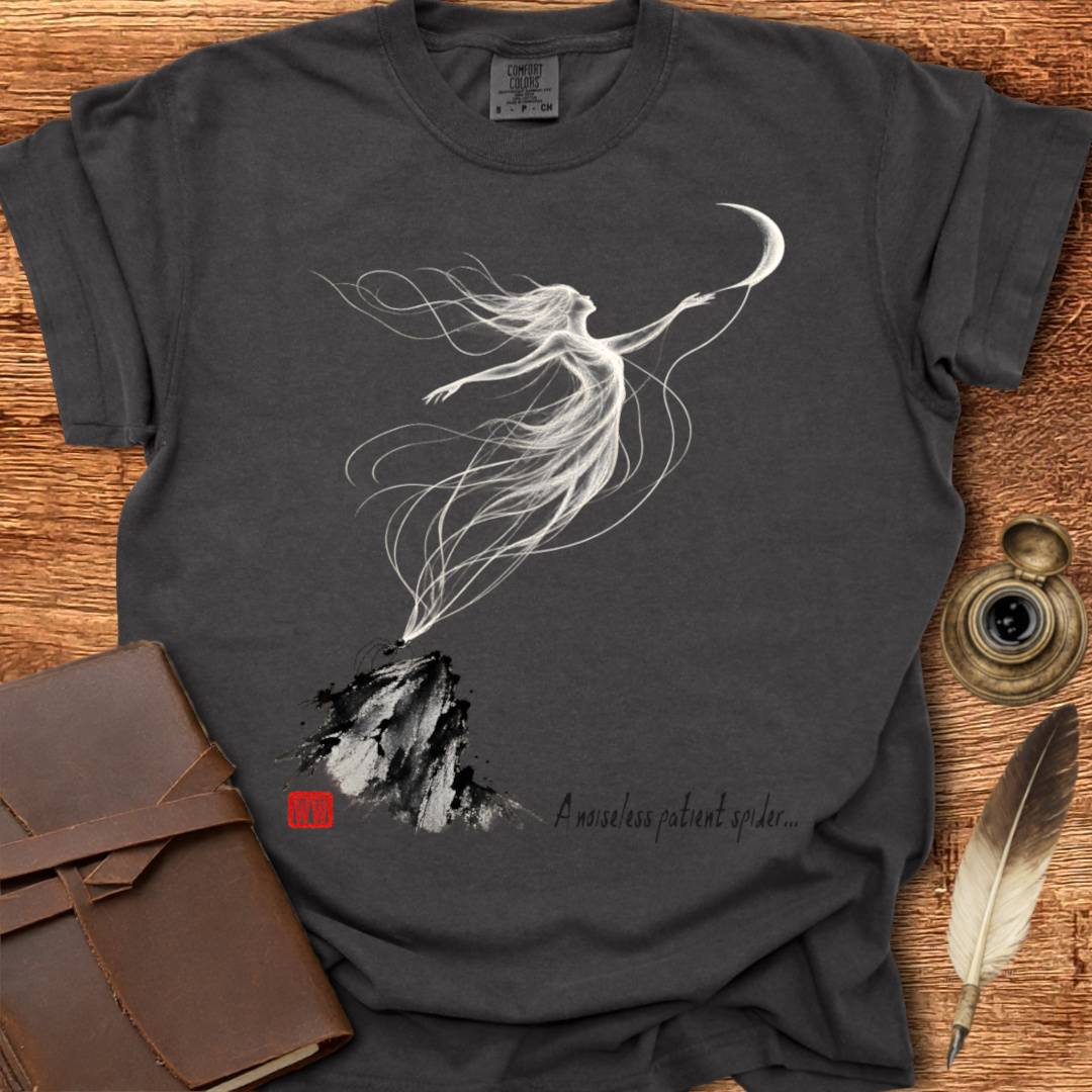 A noiseless patient spider - Walt Whitman Poetry T-shirt