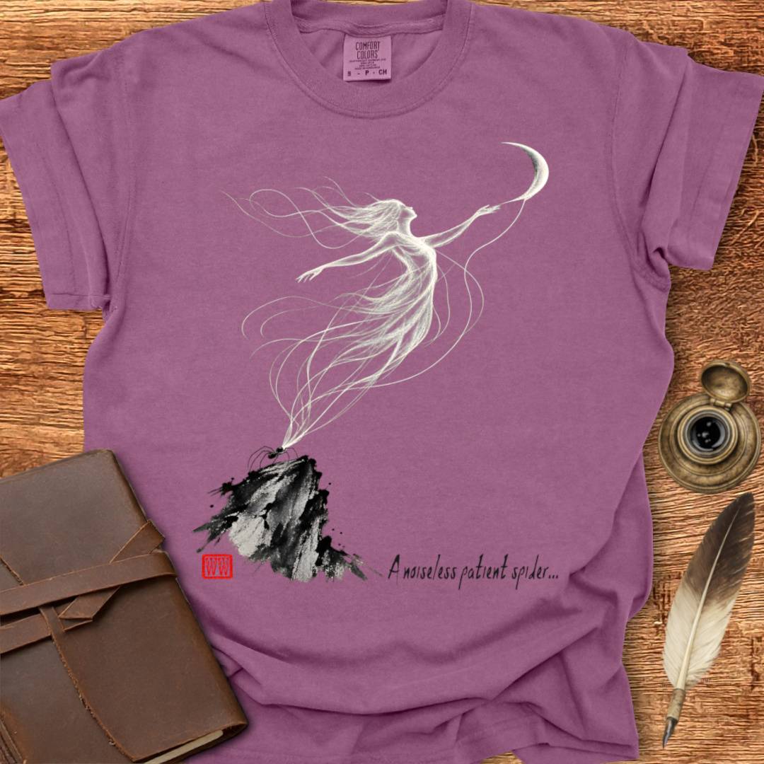 A noiseless patient spider - Walt Whitman Poetry T-shirt