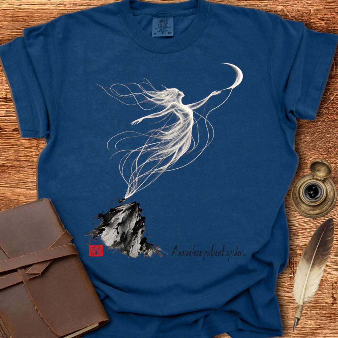 A noiseless patient spider - Walt Whitman Poetry T-shirt