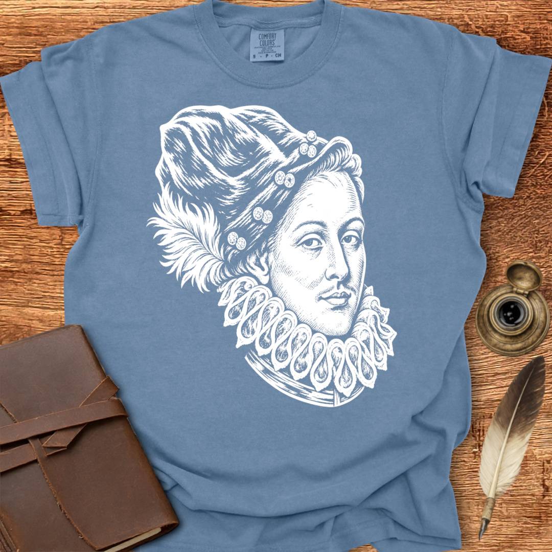 Edward Devere Earl of Oxford Portrait - Shakespearean T-shirt