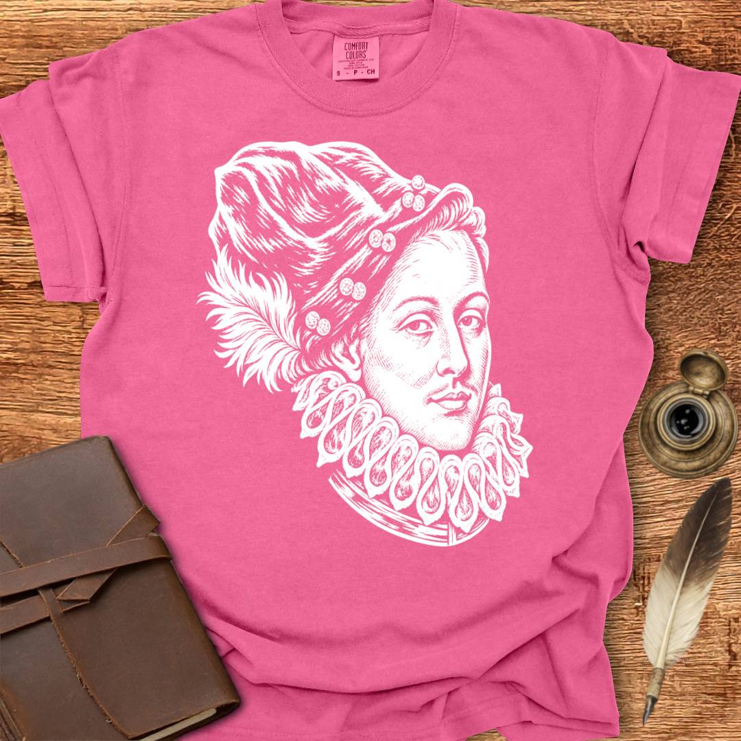 Edward Devere Earl of Oxford Portrait - Shakespearean T-shirt