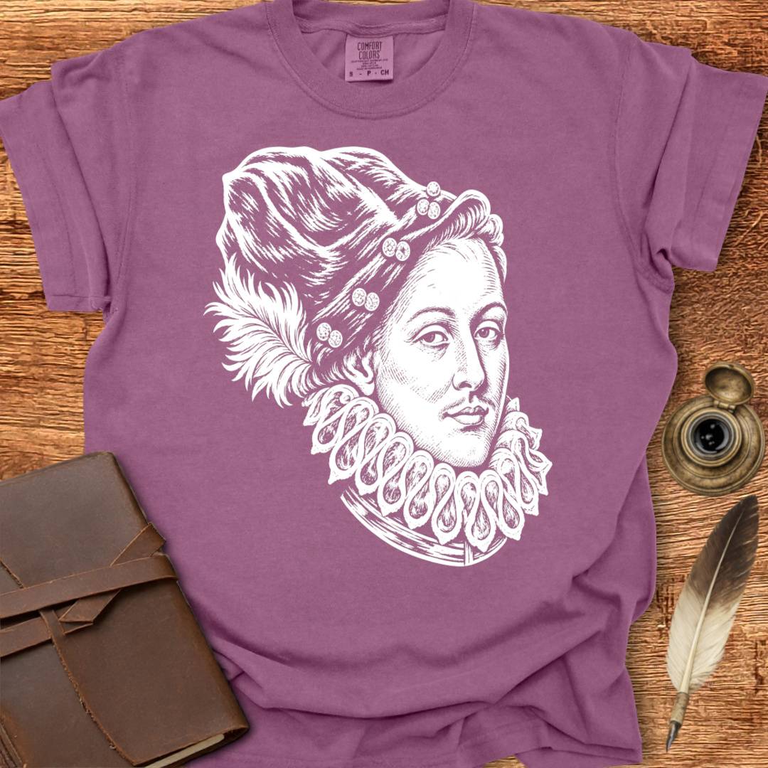 Edward Devere Earl of Oxford Portrait - Shakespearean T-shirt