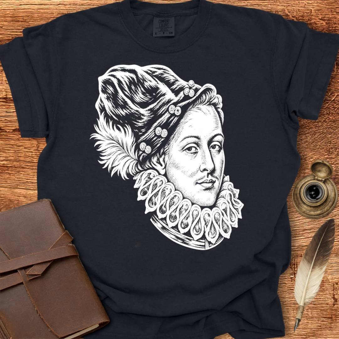 Edward Devere Earl of Oxford Portrait - Shakespearean T-shirt