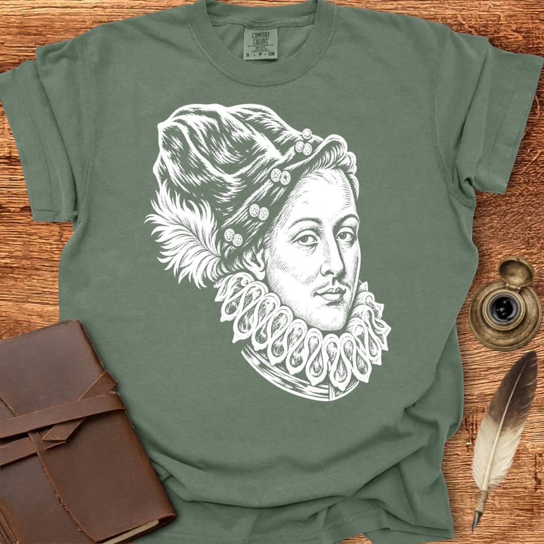 Edward Devere Earl of Oxford Portrait - Shakespearean T-shirt