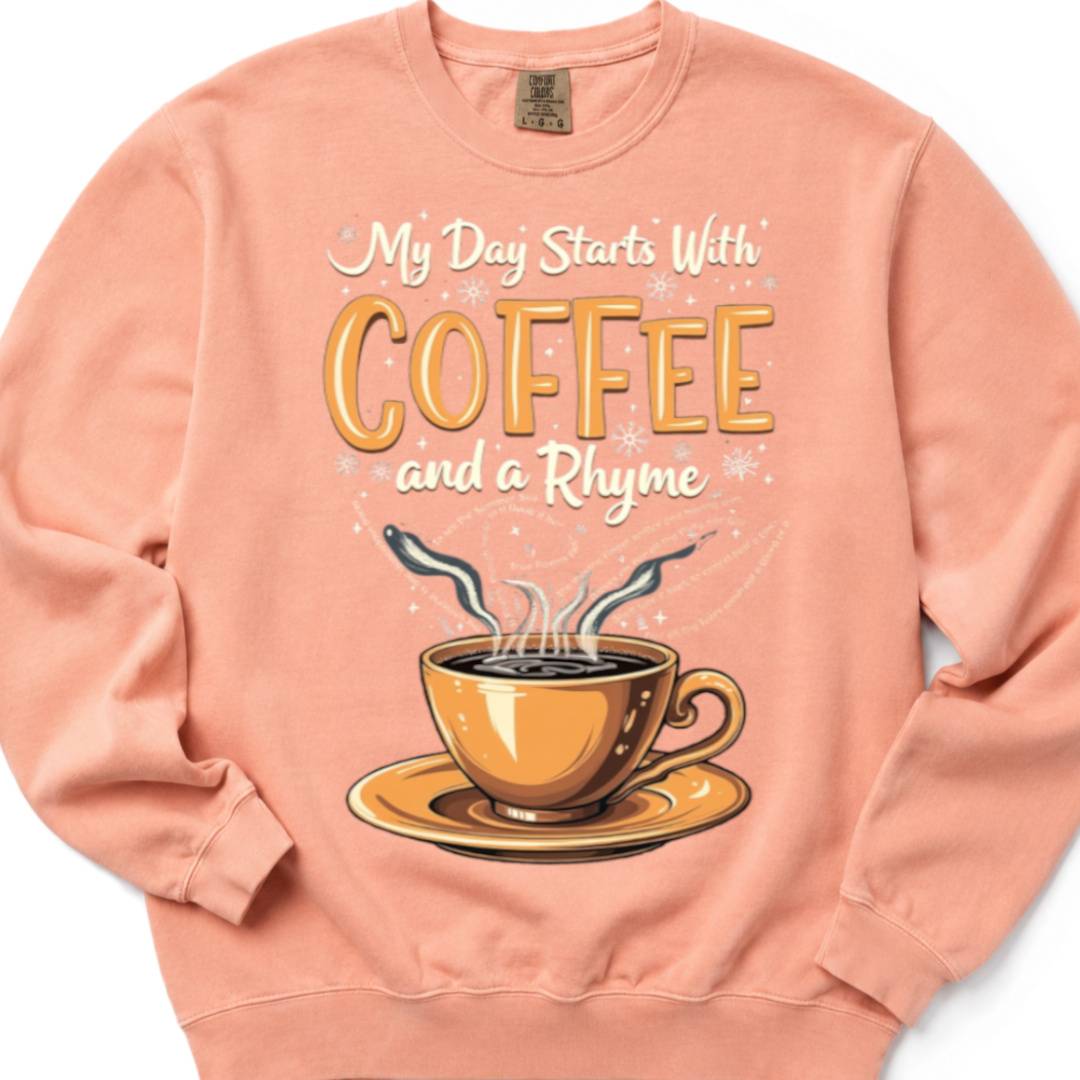 Coffee and a Rhyme - Crewneck Sweatshirt