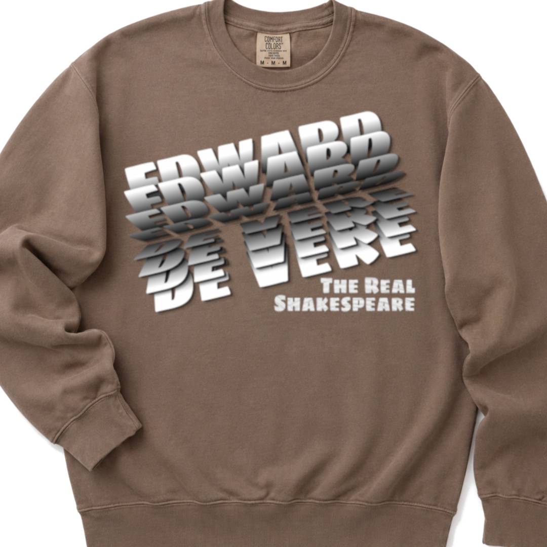 Edward DeVere, the Real Shakespeare - Crewneck Sweatshirt
