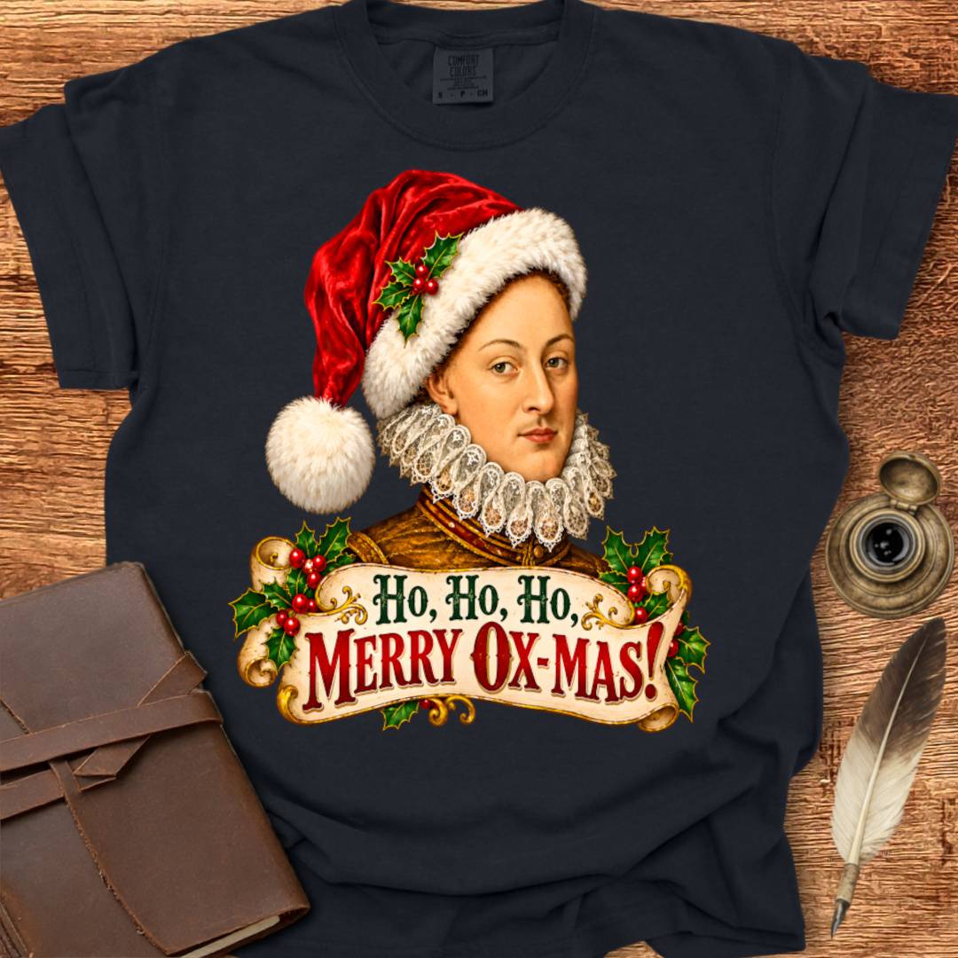 Ho Ho Ho Merry Ox-Mas! - Shakespearean T-shirt