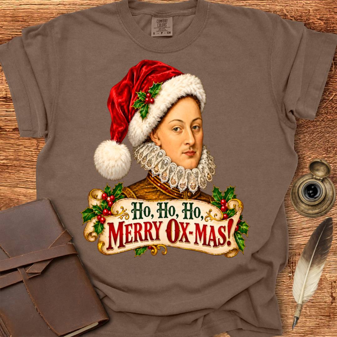 Ho Ho Ho Merry Ox-Mas! - Shakespearean T-shirt