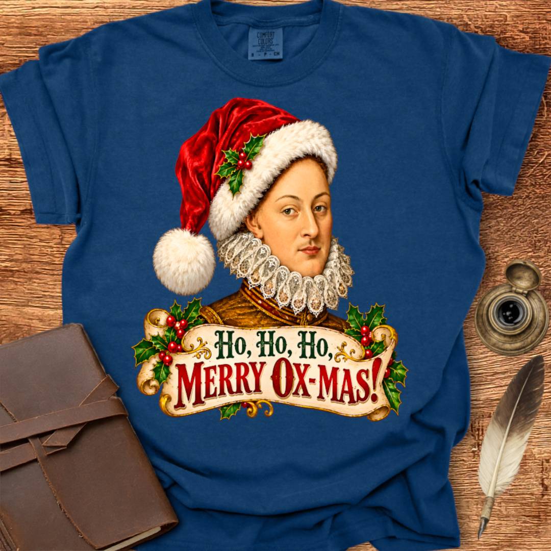 Ho Ho Ho Merry Ox-Mas! - Shakespearean T-shirt