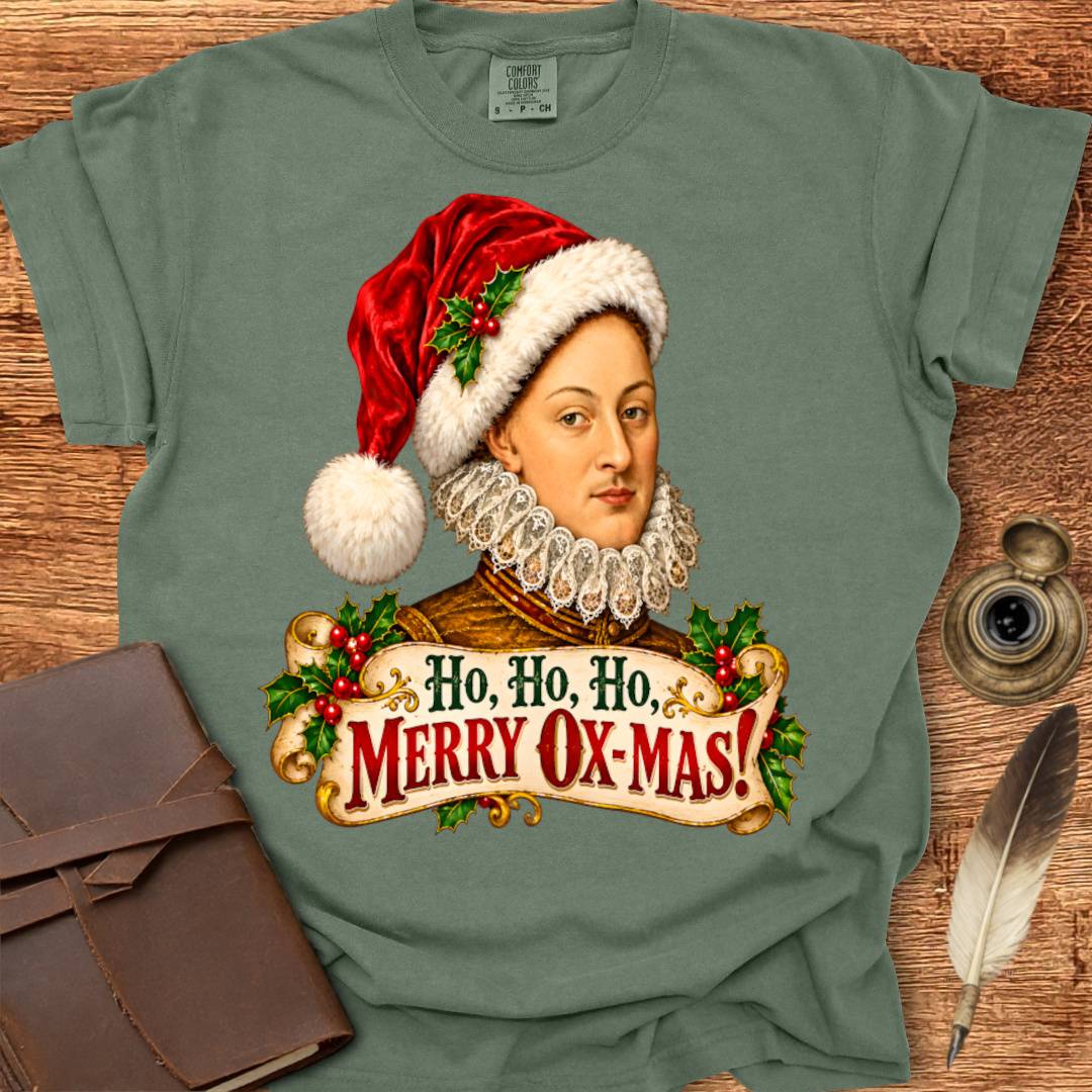 Ho Ho Ho Merry Ox-Mas! - Shakespearean T-shirt