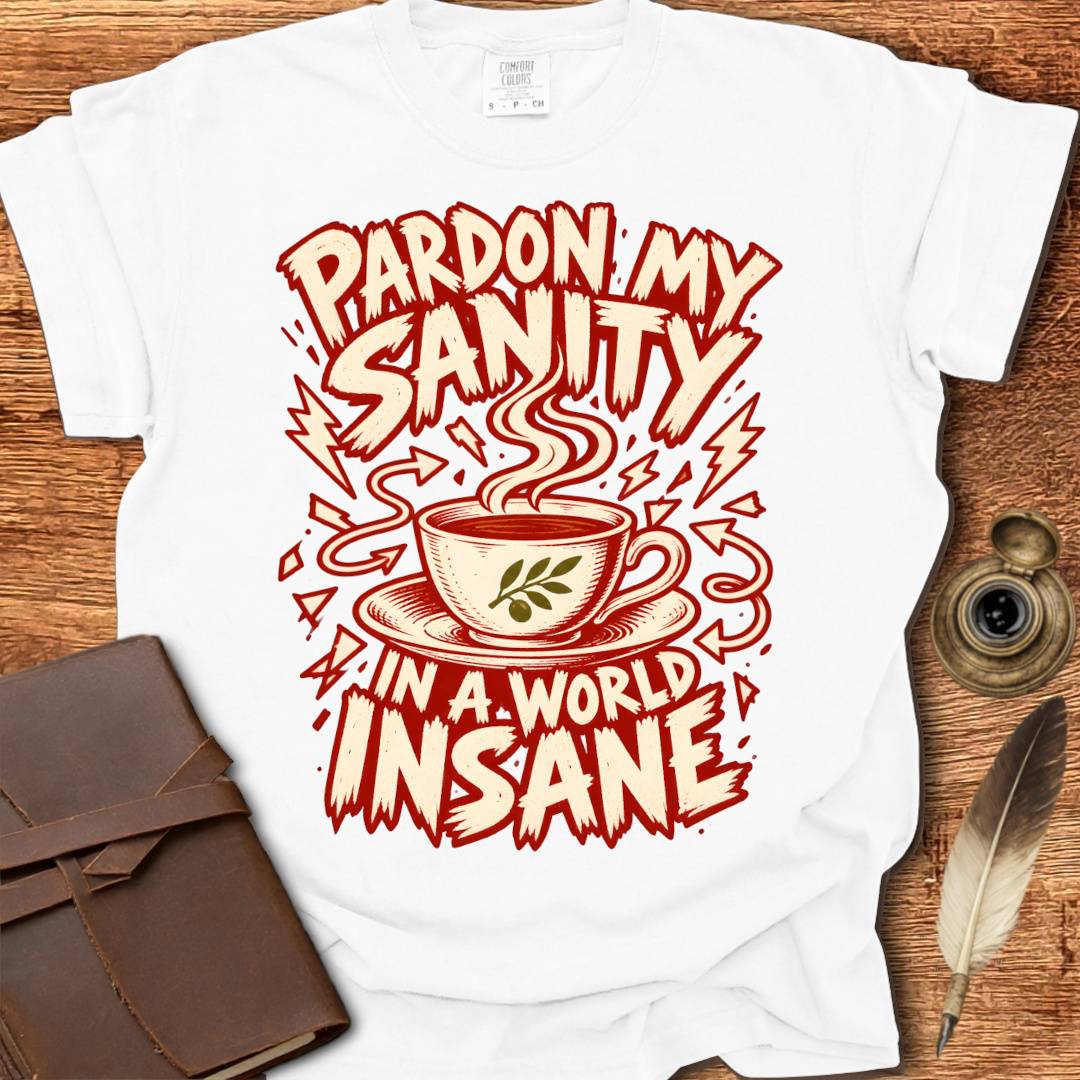 Pardon my Sanity in a World Insane - Creativity T-shirt