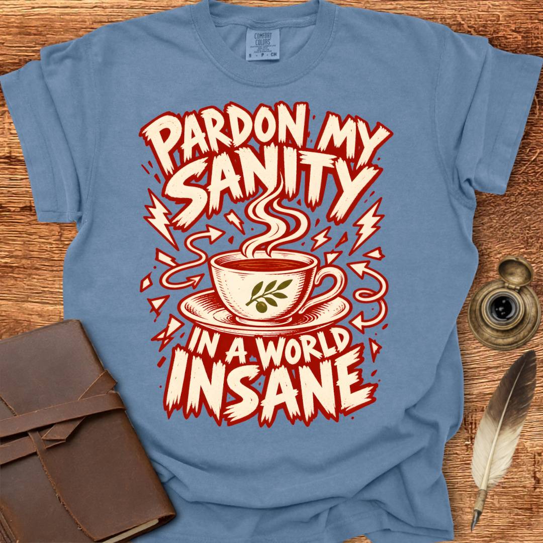 Pardon my Sanity in a World Insane - Creativity T-shirt
