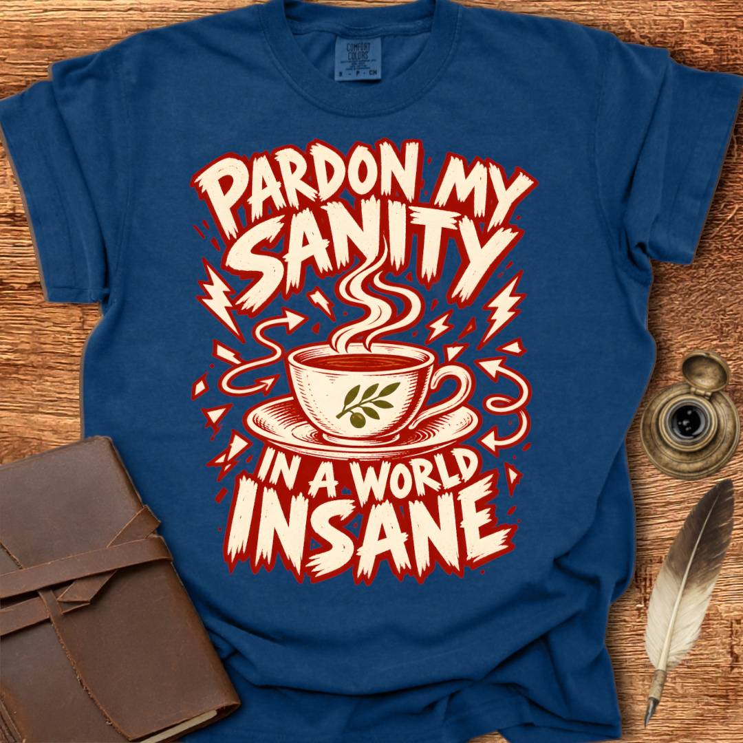 Pardon my Sanity in a World Insane - Creativity T-shirt