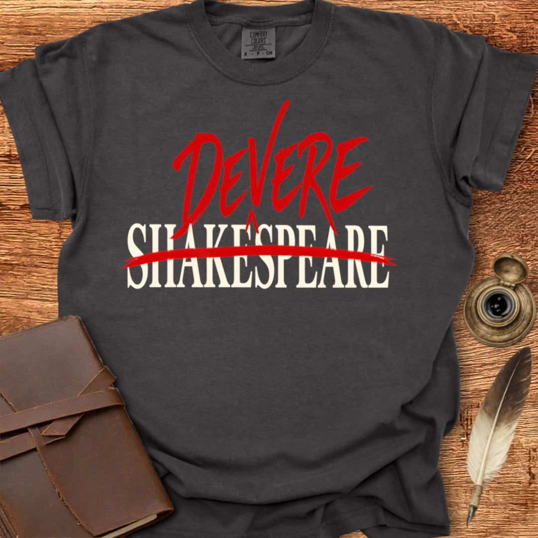 DeVere Correction - Shakespearean T-shirt
