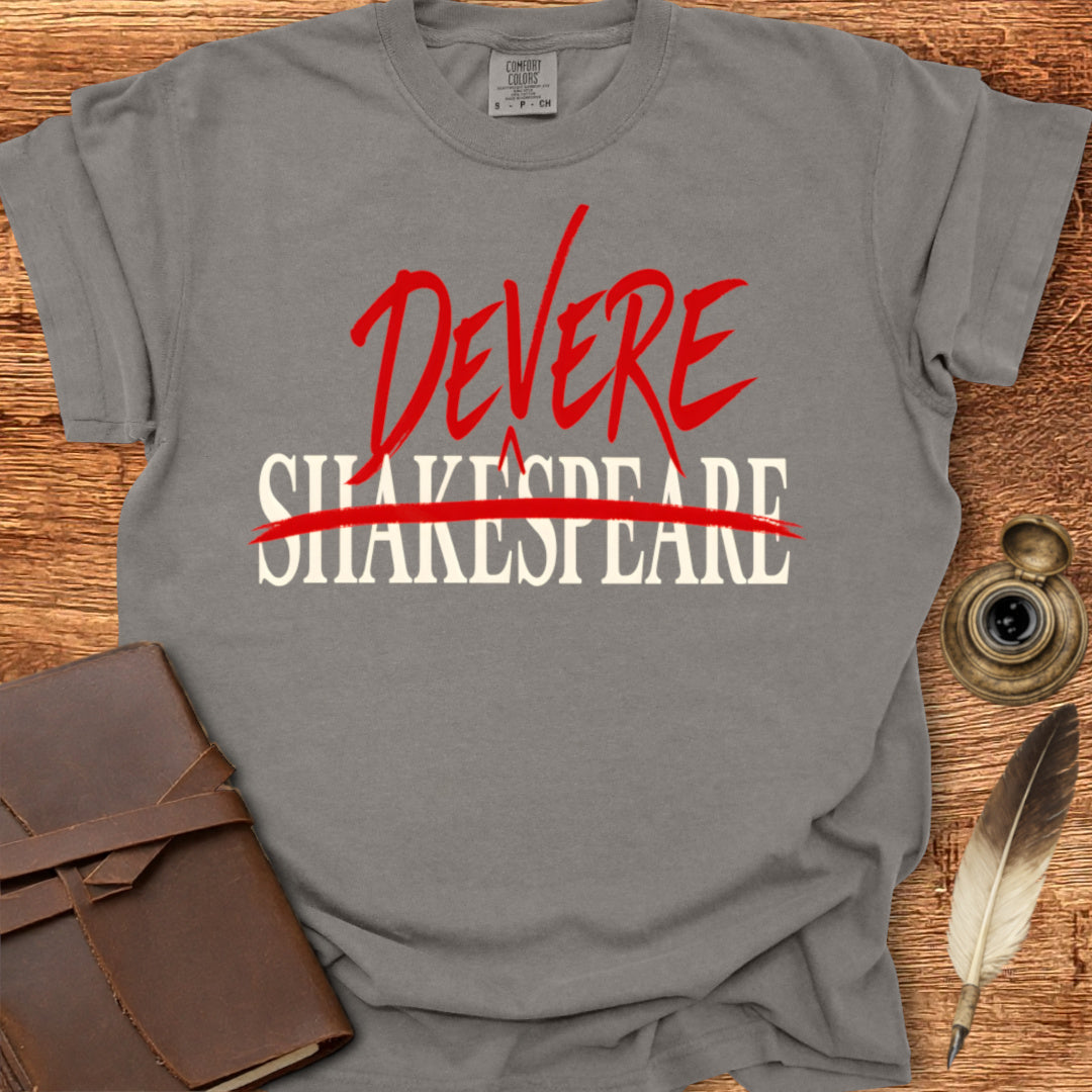 DeVere Correction - Shakespearean T-shirt